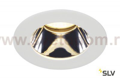 SLV 114501 HOTEL DOWNLIGHT REFLECTOR, mattweiss, 12W, 20°, 2700K, inkl. Treiber, Clipfeder