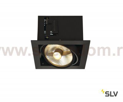 SLV 115540 KADUX 1 ES111 Downlight, mattschwarz, max. 75W