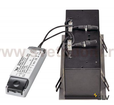 SLV 115726 KADUX LED DL Set, alu-brushed, 3x9W, 38°, 3000K, inkl. Treiber