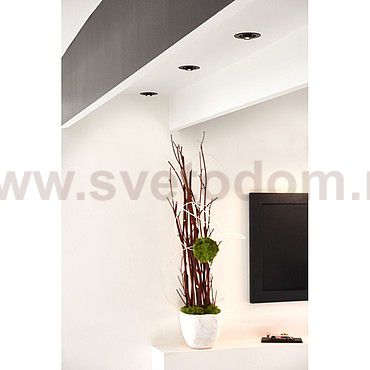 115901 SLV ILU LED светильник встраиваемый 350мА c LED 1Вт, 3000К, 55лм, 24°, с мини-штекером, белый