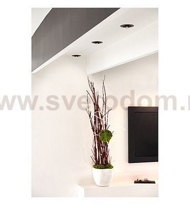 115901 SLV ILU LED светильник встраиваемый 350мА c LED 1Вт, 3000К, 55лм, 24°, с мини-штекером, белый