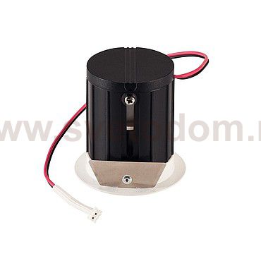 115901 SLV ILU LED светильник встраиваемый 350мА c LED 1Вт, 3000К, 55лм, 24°, с мини-штекером, белый