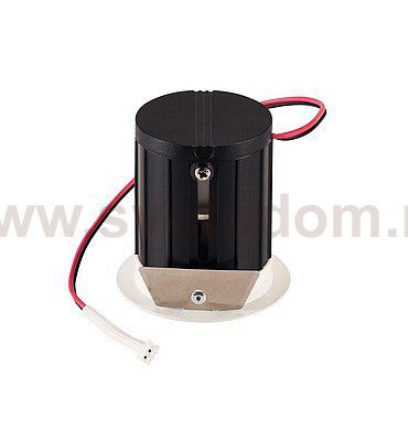 115901 SLV ILU LED светильник встраиваемый 350мА c LED 1Вт, 3000К, 55лм, 24°, с мини-штекером, белый