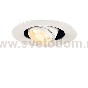 115901 SLV ILU LED светильник встраиваемый 350мА c LED 1Вт, 3000К, 55лм, 24°, с мини-штекером, белый