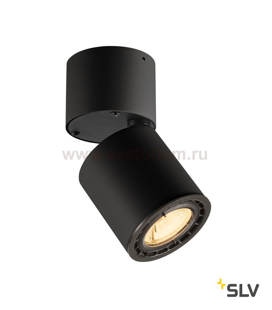 116330 SLV SUPROS 78 CL светильник потолочный с LED 9Вт (12Вт), 3000К, 700лм, 60°, черный