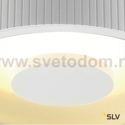 SLV 117321 OCCULDAS Deckenleuchte, rund, weiss, 30 SMD LED, 22W, 3000K