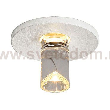 SLV 118021 LED Lightpoint Einbauleuchte, rund, mattweiss, 1W LED, 3000K
