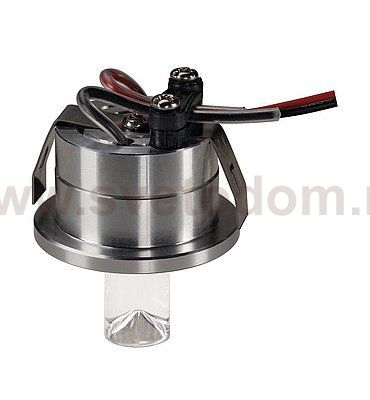 SLV 118026 LED Lightpoint Einbauleuchte, rund, alu geb?rstet, 1W LED, 3000K