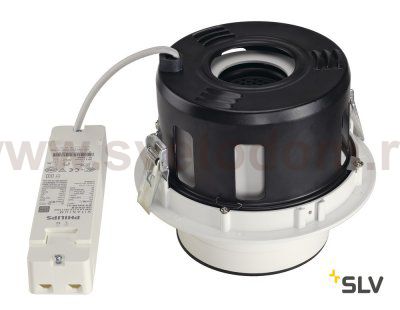 SLV 118121 SUPROS MOVE Deckeneinbau- leuchte, rund, weiss, 4000lm, 3000K, SLM LED, 60° Reflektor