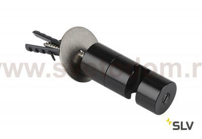 SLV 132670 FITU Ceiling Hook, schwarz, Distanzabh?nger f?r Pendel- leuchten, Deckenmontage