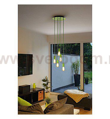 132696 SLV FITU E27 PD-2 светильник подвесной 5m для лампы E27 60Вт макс., без основания, матированный алюминий