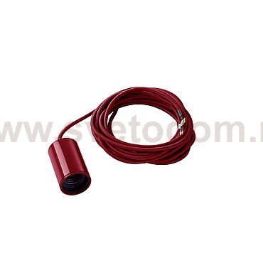 132698 SLV FITU E27 PD-2 светильник подвесной 5m для лампы E27 60Вт макс., без основания, бордовый RAL3005