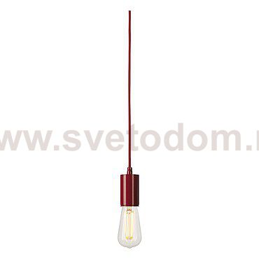 132698 SLV FITU E27 PD-2 светильник подвесной 5m для лампы E27 60Вт макс., без основания, бордовый RAL3005