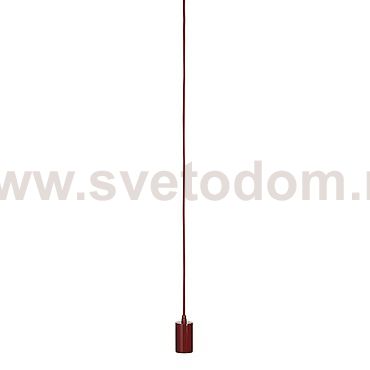 132698 SLV FITU E27 PD-2 светильник подвесной 5m для лампы E27 60Вт макс., без основания, бордовый RAL3005