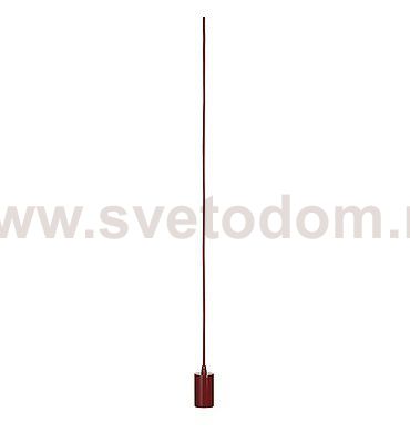 132698 SLV FITU E27 PD-2 светильник подвесной 5m для лампы E27 60Вт макс., без основания, бордовый RAL3005