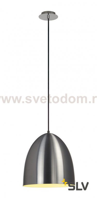 SLV 133015 PARA CONE 30 Pendelleuchte, rund, alu-geb?rstet, E27, max. 60W