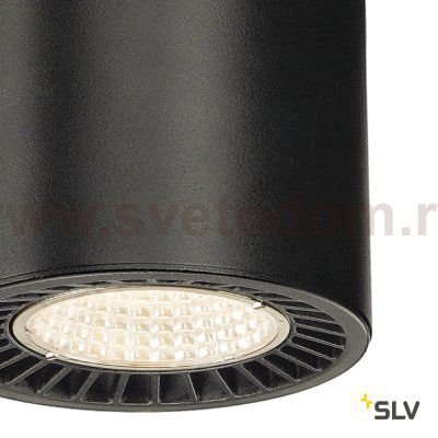 SLV 133100 SUPROS PD Pendelleuchte, rund, schwarz, 3000lm 3000K SLM LED, 60° Reflektor