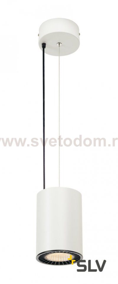 SLV 133101 SUPROS PD Pendelleuchte, rund, wei?, 3000lm 3000K SLM LED, 60° Reflektor