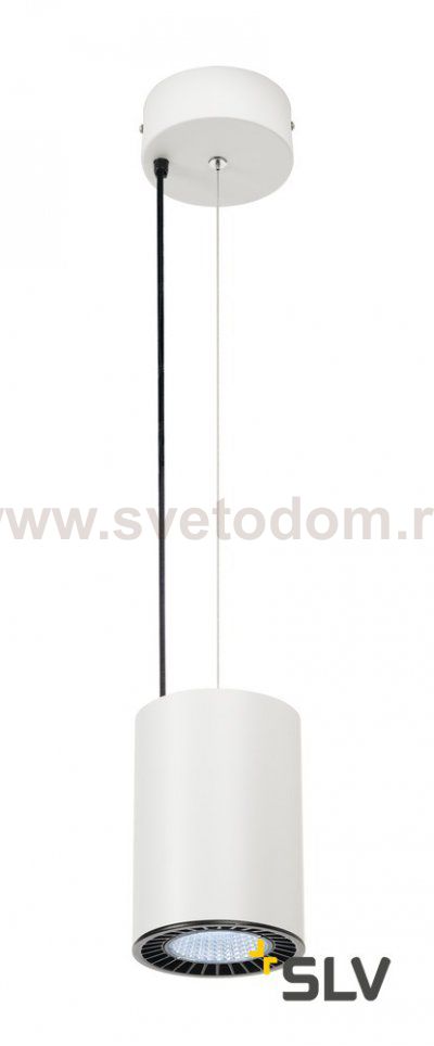 SLV 133111 SUPROS PD Pendelleuchte, rund, wei?, 3000lm 4000K SLM LED, 60° Reflektor