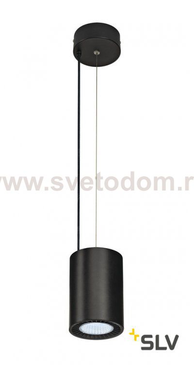 SLV 133150 SUPROS PD Pendelleuchte, rund, schwarz, 4000lm 4000K SLM LED, 60° Reflektor