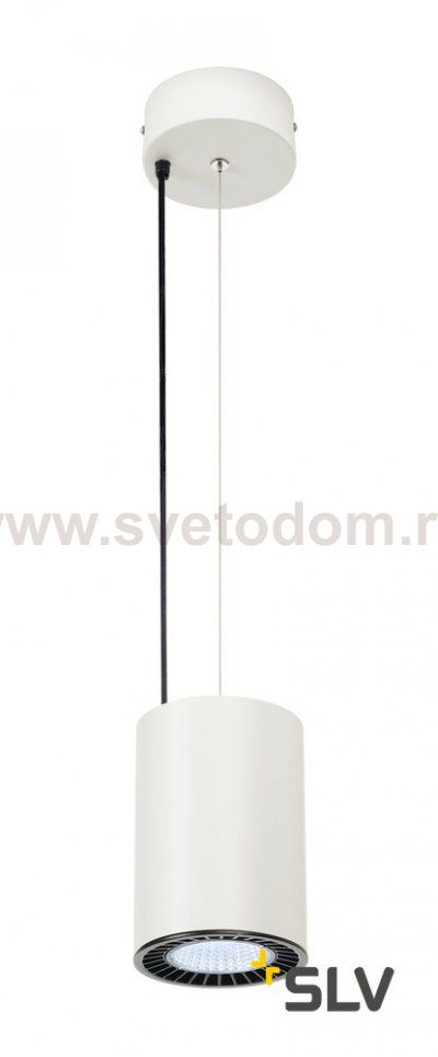 SLV 133151 SUPROS PD Pendelleuchte, rund, wei?, 4000lm 4000K SLM LED, 60° Reflektor