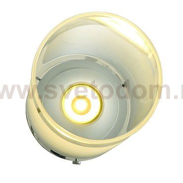 SLV 133421 LEFA 1 PD светильник подвесной с COB LED 5Вт (7.1Вт), 3000K, 400lm, белый/ стекло частично матовое
