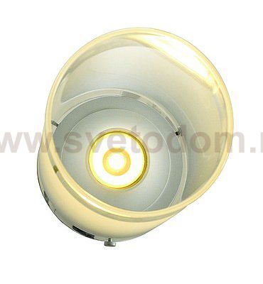 SLV 133421 LEFA 1 PD светильник подвесной с COB LED 5Вт (7.1Вт), 3000K, 400lm, белый/ стекло частично матовое