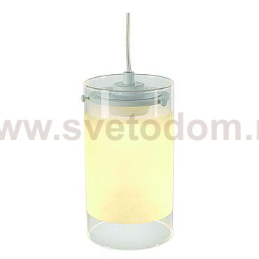 SLV 133421 LEFA 1 PD светильник подвесной с COB LED 5Вт (7.1Вт), 3000K, 400lm, белый/ стекло частично матовое