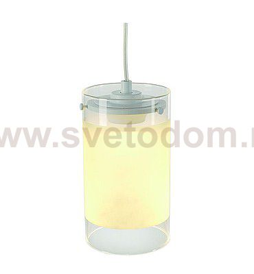 SLV 133421 LEFA 1 PD светильник подвесной с COB LED 5Вт (7.1Вт), 3000K, 400lm, белый/ стекло частично матовое