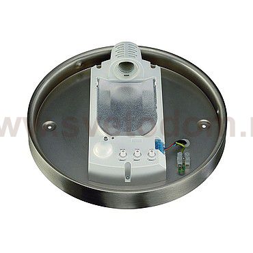 SLV 133700 D-TECT E27 светильник с датчиком движения для лампы E27 20Вт макс., серый металлик/ стекло белое