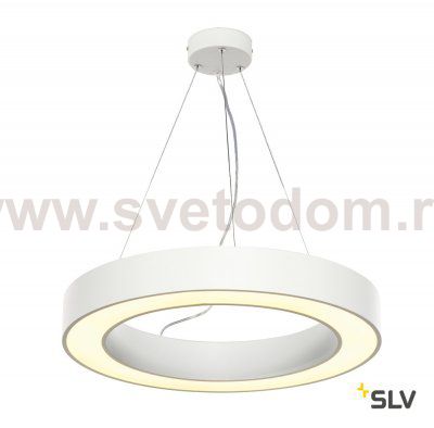 SLV 133841 MEDO PRO 60 RING Pendel- leuchte, weiss, LED