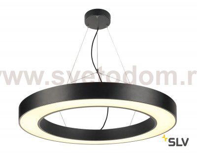 SLV 133850 MEDO PRO 90 RING Pendel- leuchte, schwarz, LED