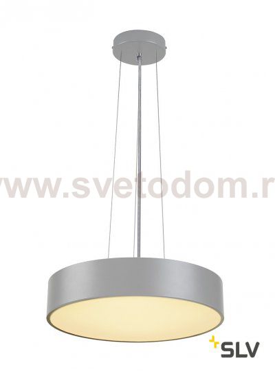 SLV 135074 MEDO 40 LED Deckenleuchte, silbergrau, optional abpendelbar