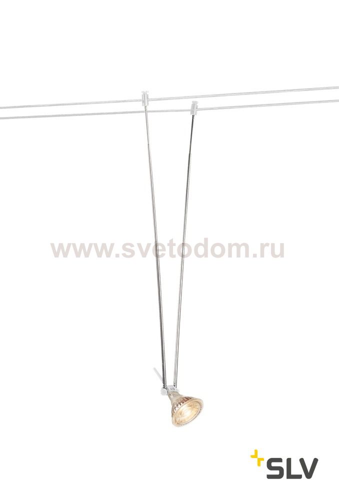 139081 SLV TENSEO, TELESCOPE светильник 12В AC для лампы QR-C51 20Вт макс., белый