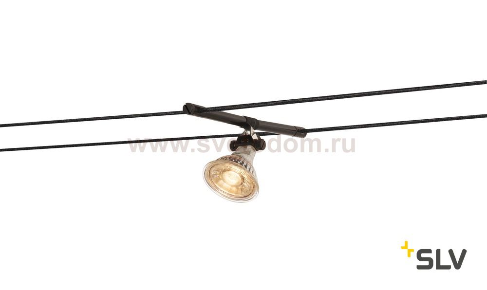 139090 SLV TENSEO, COSMIC светильник 12В AC для лампы QR-C51 35Вт макс., черный