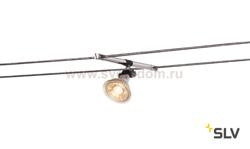 139092 SLV TENSEO, COSMIC светильник 12В AC для лампы QR-C51 35Вт макс., хром