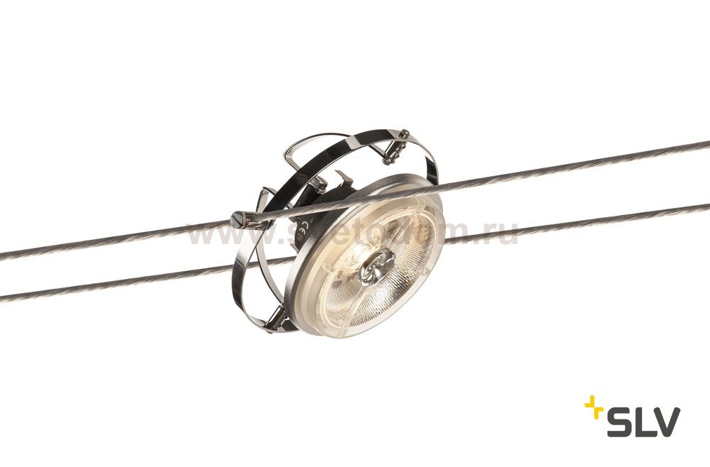 139112 SLV TENSEO, WIRE QRB светильник 12В AC для лампы QR111 G53 35Вт макс., хром