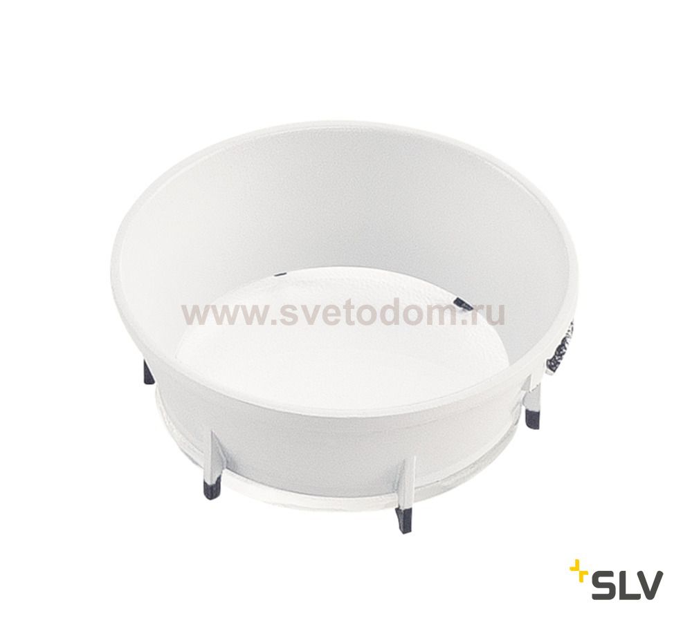 140241 SLV D-TRACK, REVILO, кольцо декоративное, белый