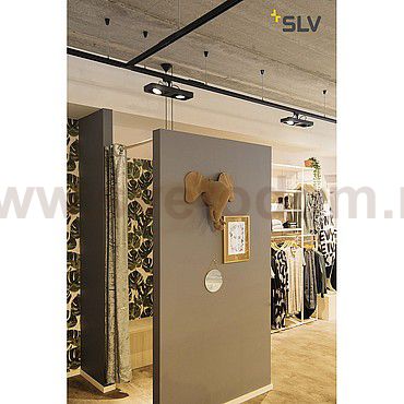 SLV 143770 LYNAH LED Double Spot, schwarz, 2x10W, inkl. 1P.-Adapter