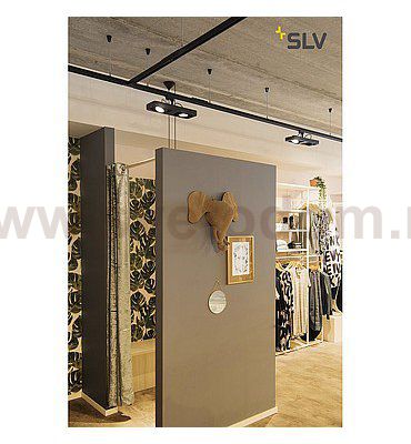 SLV 143770 LYNAH LED Double Spot, schwarz, 2x10W, inkl. 1P.-Adapter