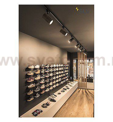 SLV 144110 STRUCTEC LED 24W, rund, schwarz, 3000K, 60°, inkl. 1P.-Adapter