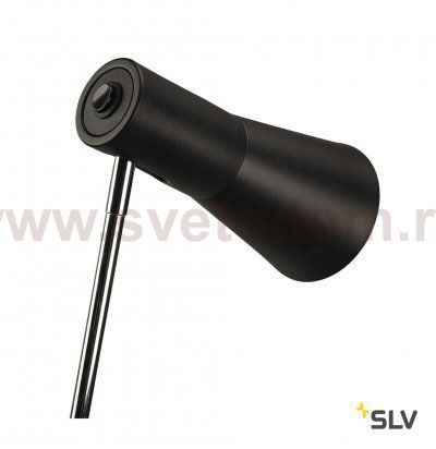 SLV 146000 Tromp Tischleuchte, schwarz, aluminium/stahl, GU10