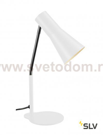 SLV 146001 Tromp Tischleuchte, weiss, aluminium/stahl, GU10