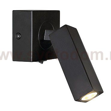 SLV 146270 STIX Wandleuchte, schwarz, 1x3W LED, warmweiss, 60°, 3000K, mit Gelenk