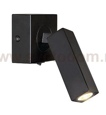 SLV 146270 STIX Wandleuchte, schwarz, 1x3W LED, warmweiss, 60°, 3000K, mit Gelenk