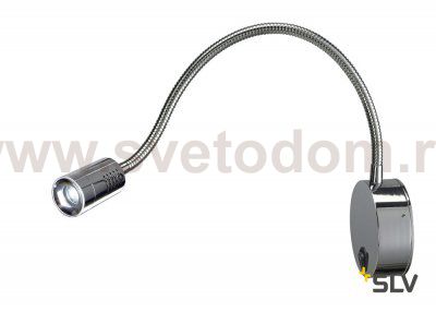 SLV 146680 DIO FLEX PLATE LED Wandleuchte chrom, 1x1W, neutralweiss, 4000K