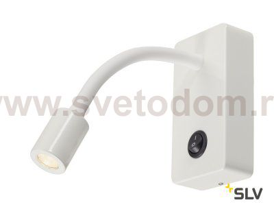 SLV 146701 PIPOFLEX Wandleuchte, mattweiss, 4W LED, 3000K