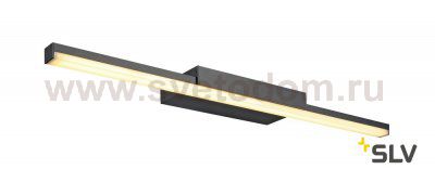 SLV 146800 Spiegelleuchte, 3000K, schwarz