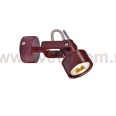 SLV 147556 INDA SPOT GU10 Wand- und Deckenleuchte, weinrot, max. 50W