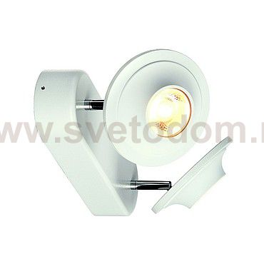 SLV 147801 LEFA 2 ¤ светильник накладной с 2-мя COB LED по 5Вт (12.9Вт), 3000K, 600lm, белый